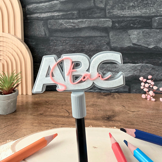 "ABC Star" - 3D Schrift [Druckdatei]