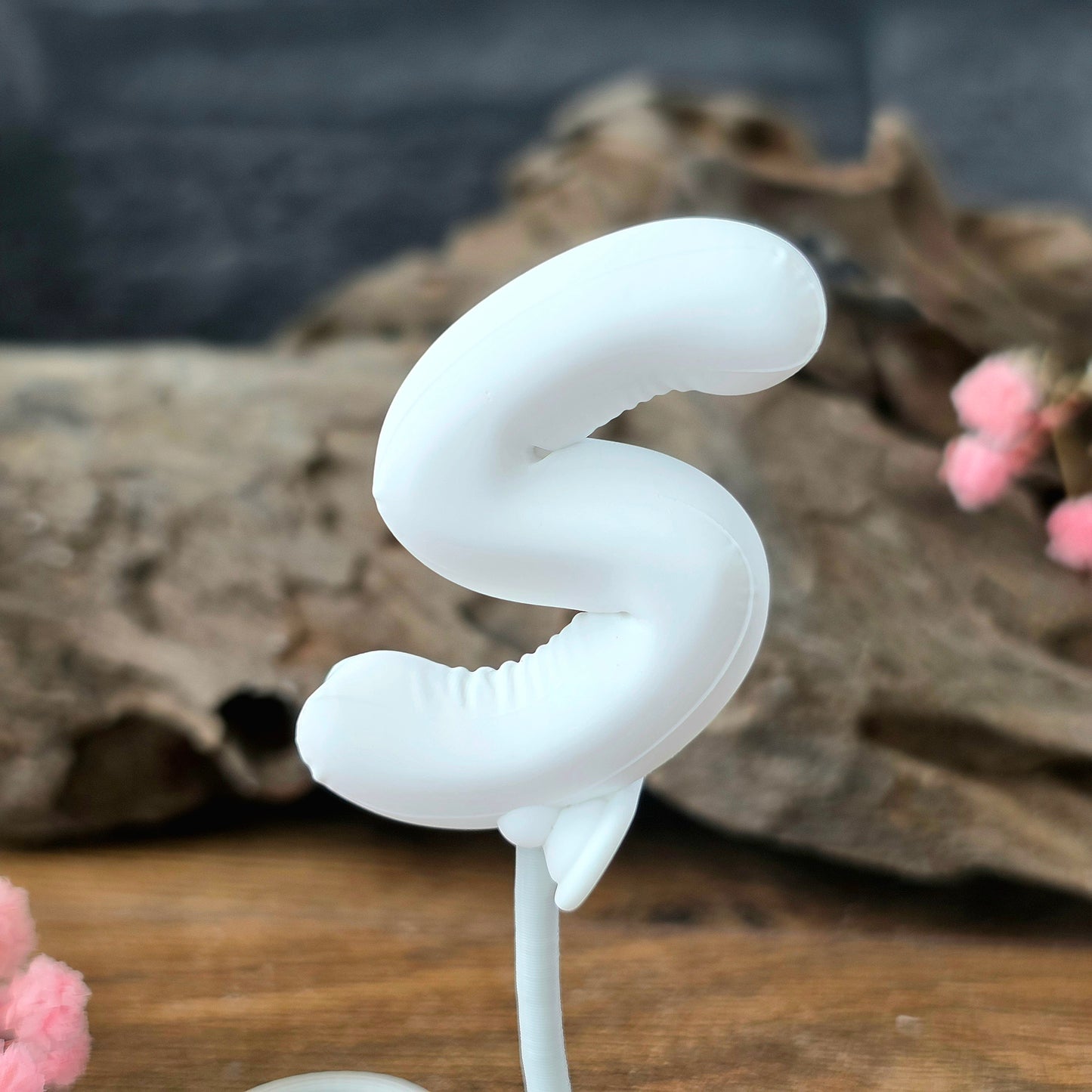 Balloonimal Buchstabe S [Silikon-Gießform]