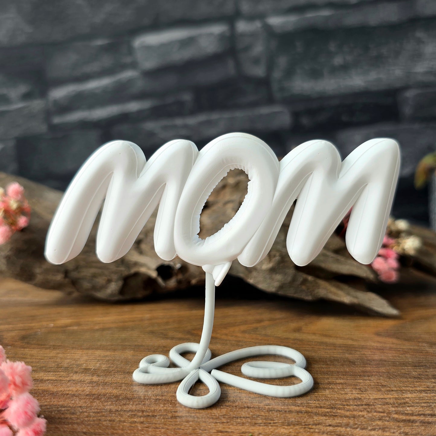Balloonimal Schriftzug "MOM" [Silikon-Gießform]