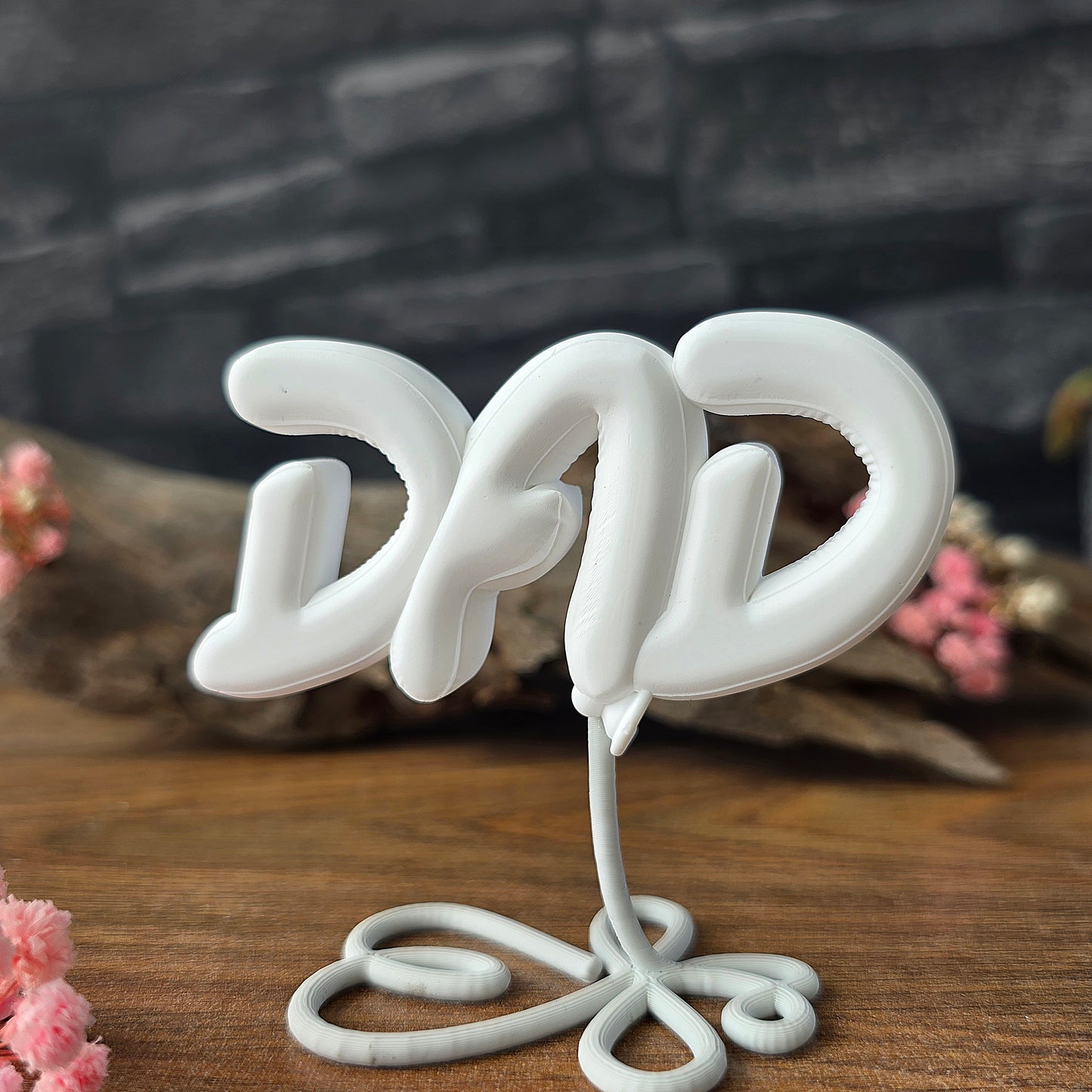 Balloonimal Schriftzug "DAD" [Silikon-Gießform]