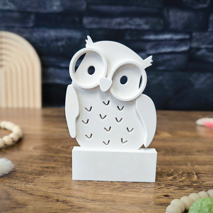 Silikon Gießform Einschieber Eule