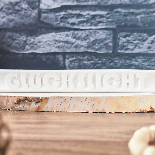 Silikon Gießform Glückslicht Klötzchen