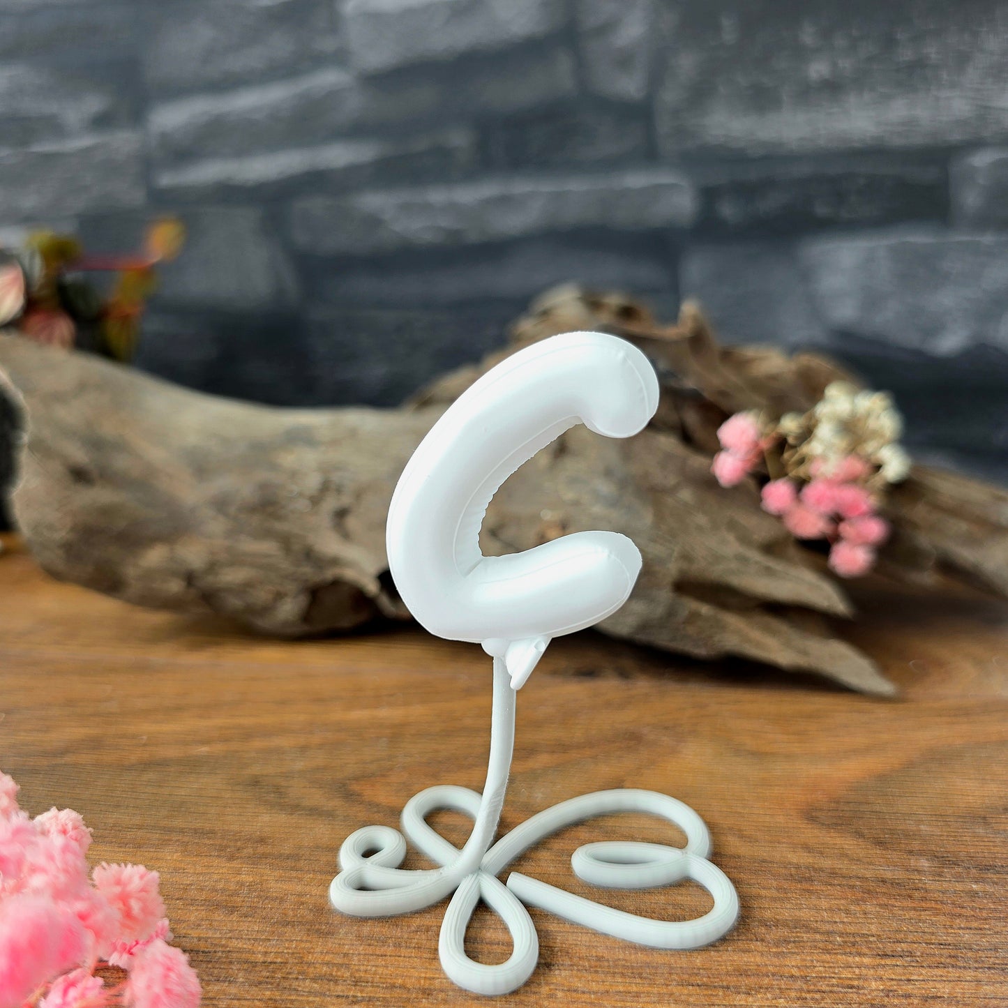 Balloonimal Buchstabe C [Silikon-Gießform]