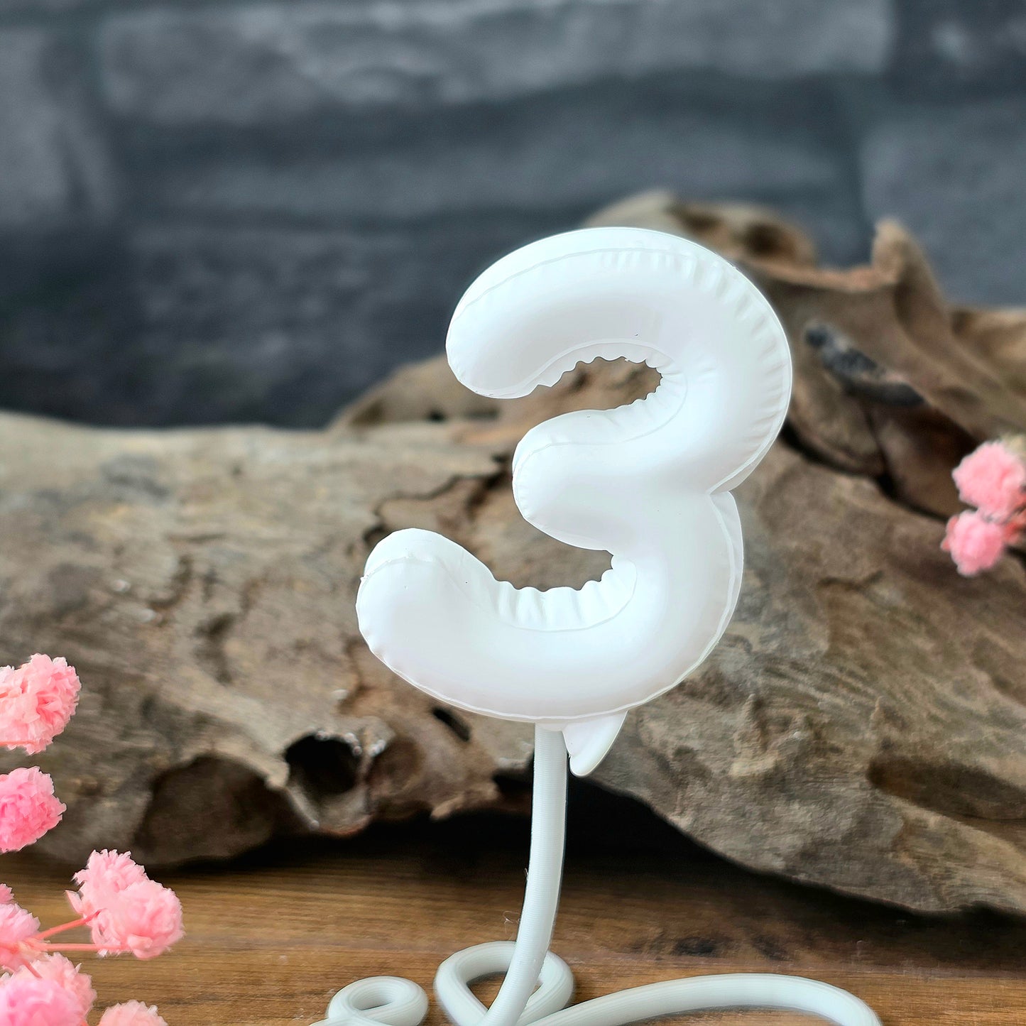 Balloonimal Ziffer 3 [Silikon-Gießform]