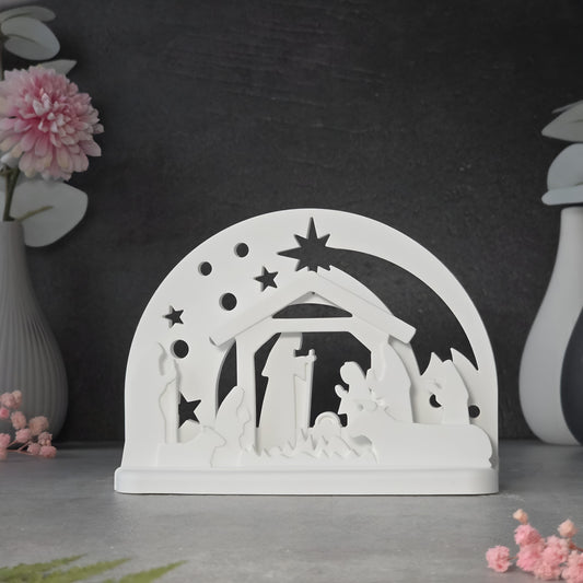 Leuchtbogen "Krippe" [Silikon-Gießform]