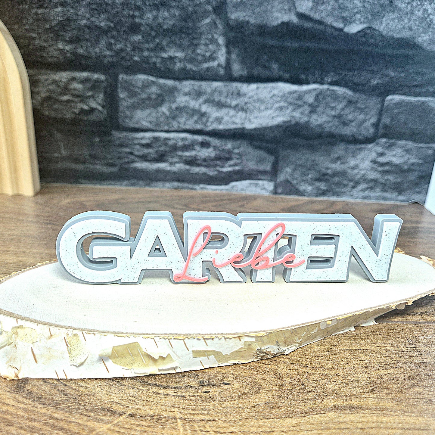 "GARTEN" - 3D Schrift [Druckdatei]