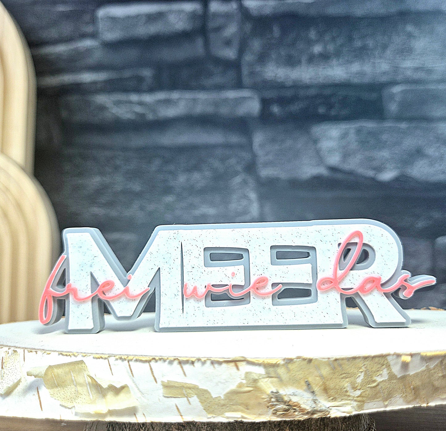 "MEER" - 3D Schrift [Druckdatei]