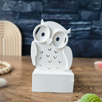 Silikon Gießform Einschieber Eule