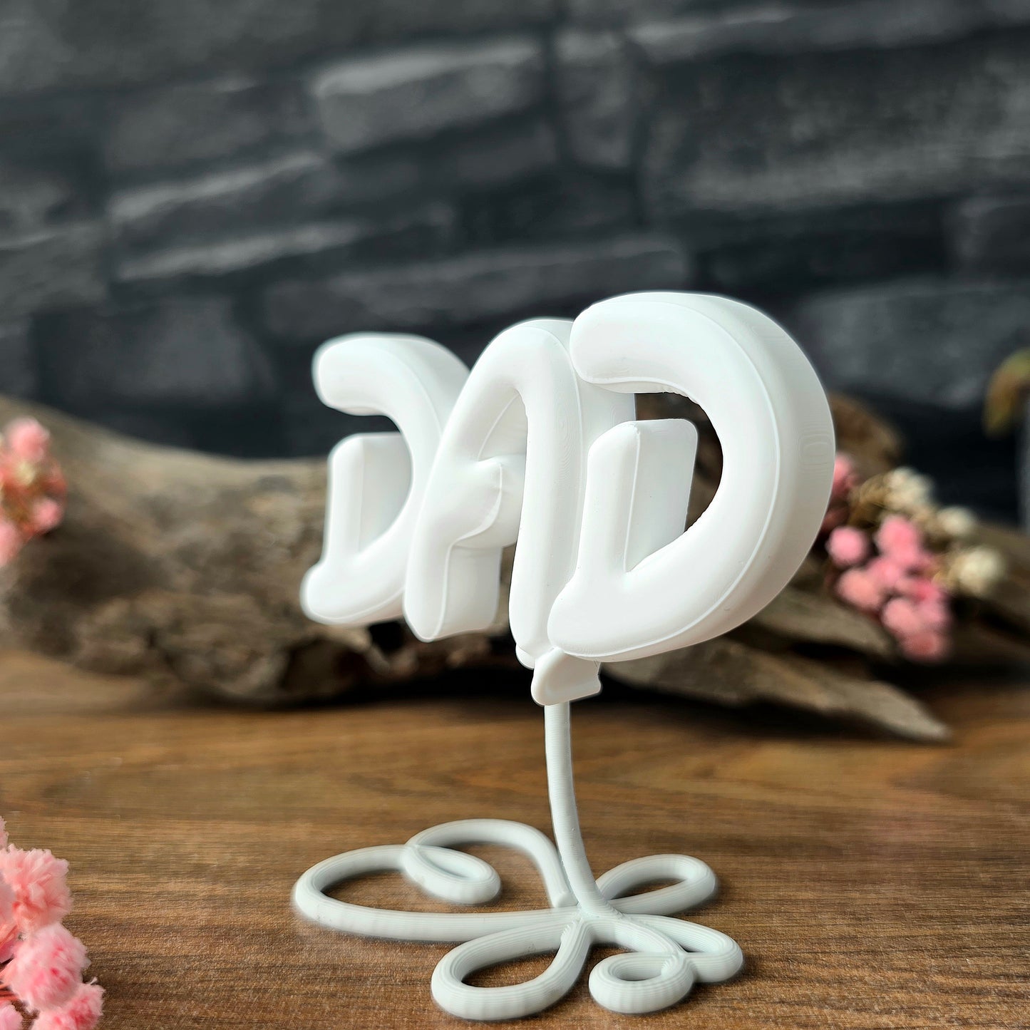Balloonimal Schriftzug "DAD" [Silikon-Gießform]