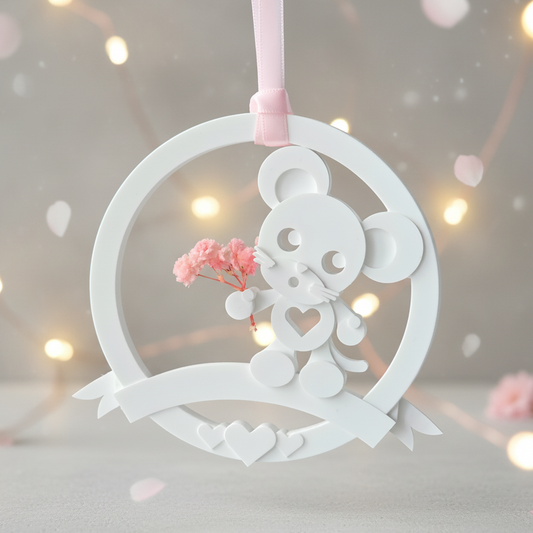 Loop · Maus mit Blumen