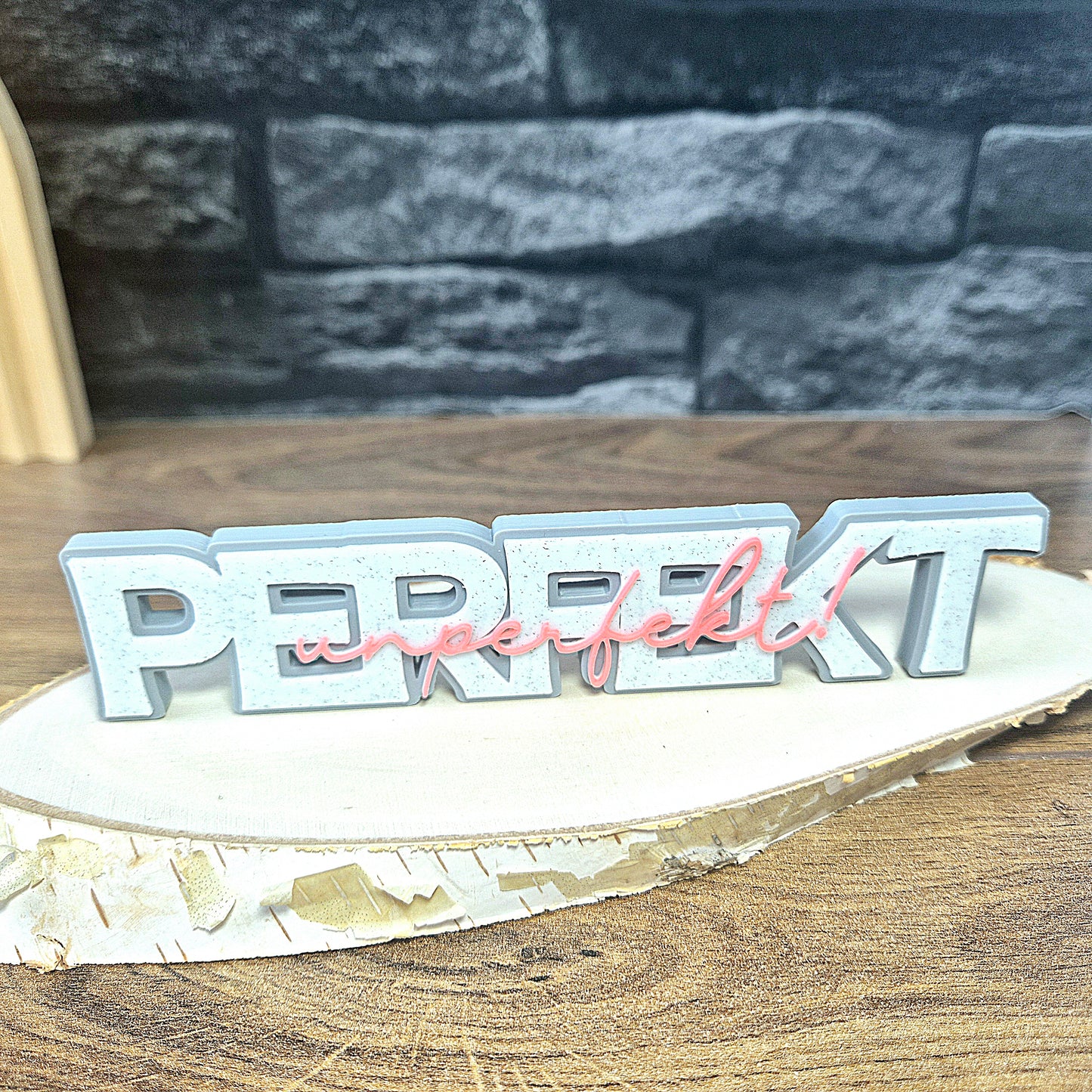 "PERFEKT" - 3D Schrift [Druckdatei]
