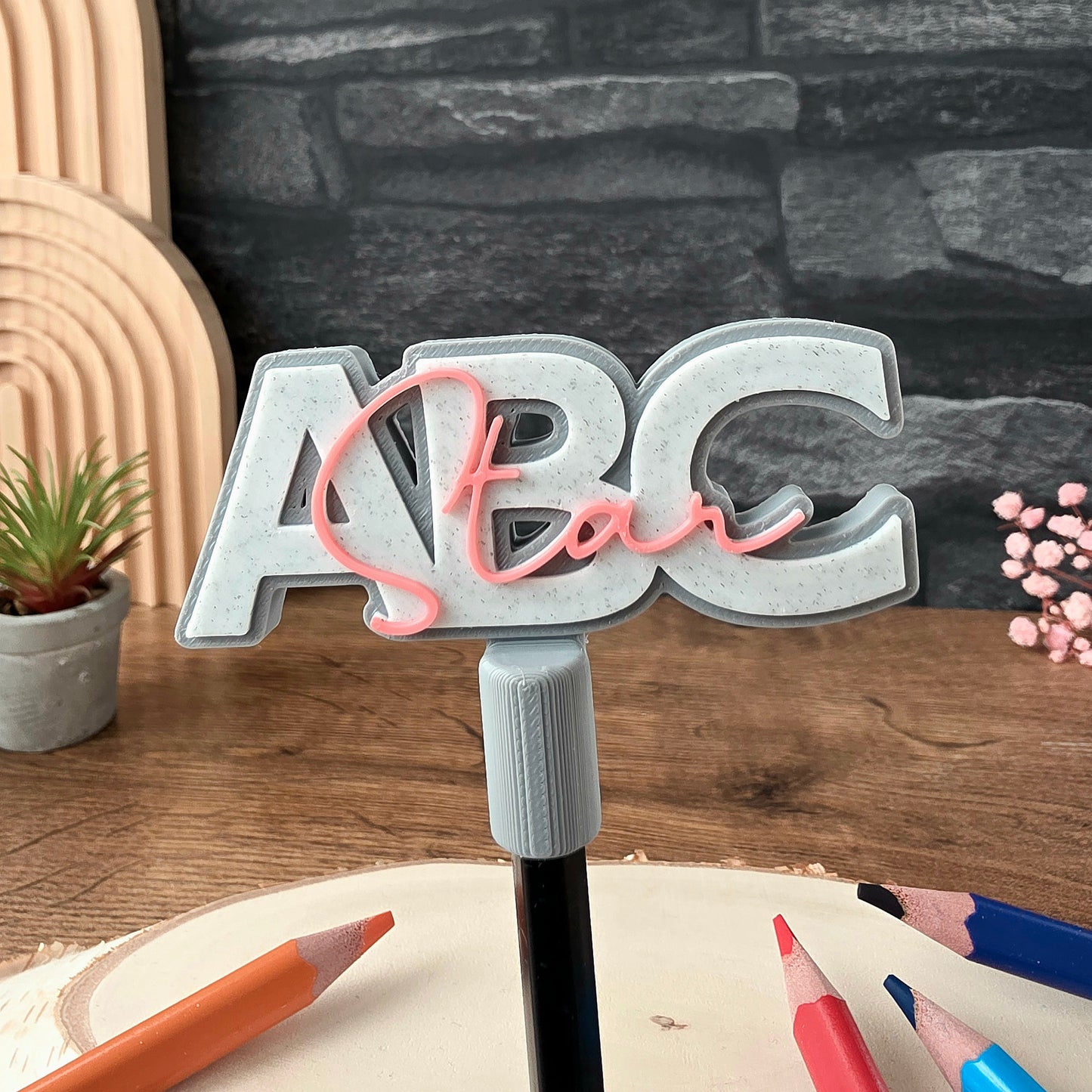 "ABC Star" - 3D Schrift [Druckdatei]