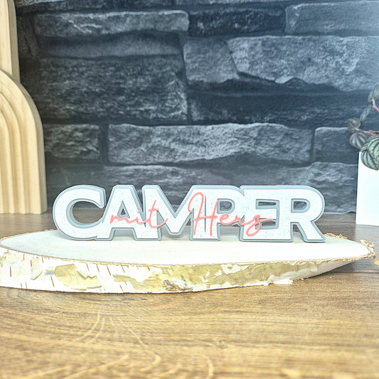 "CAMPER" - 3D Schrift [Druckdatei]