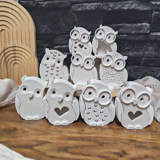 EMMA Eule "groß" 8cm Lichtkörper [Silikon-Gießform]