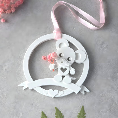 Loop · Maus mit Blumen