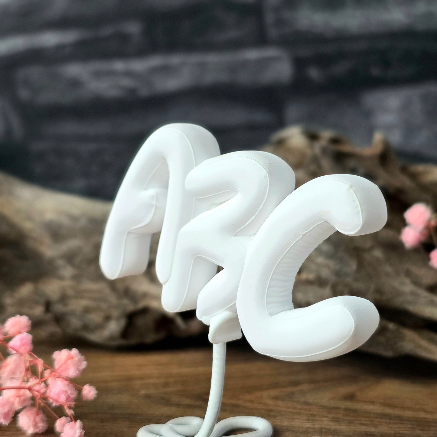 Balloonimal Schriftzug "ABC" [Silikon-Gießform]