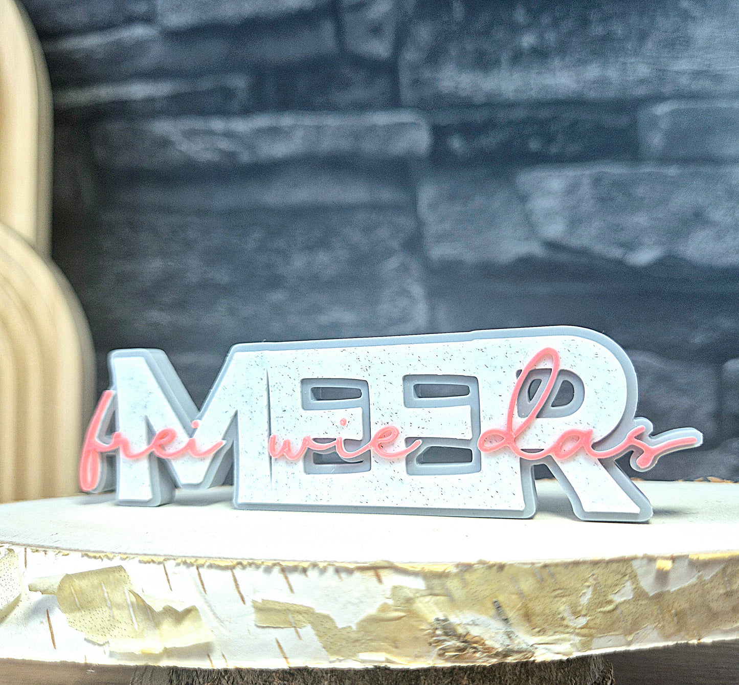 "MEER" - 3D Schrift [Druckdatei]