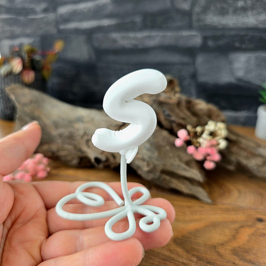 Balloonimal Buchstabe S [Silikon-Gießform]